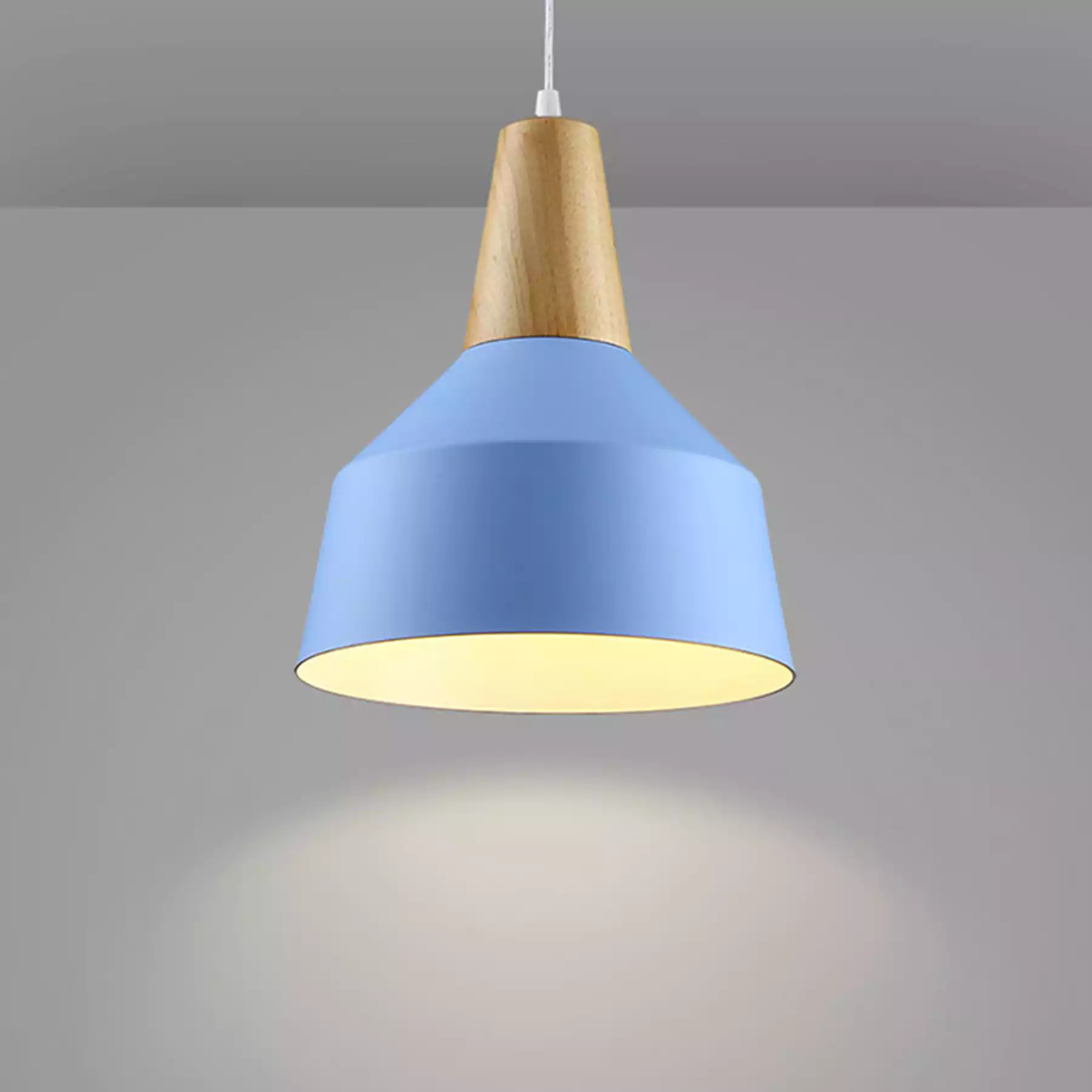 Dome Blue Pendant Light